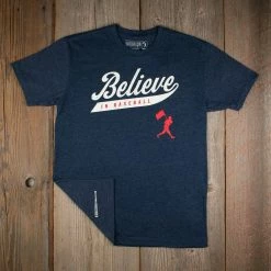 Baseballism – Believe In Baseball Navy T-Shirt (Men’s) 9 Baseballism – Believe In Baseball Navy T-Shirt (Men’s) -Baseball Uniforms Sales Store products believe in baseball 3