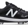 New Balance – Black/White Junior Low Rubber Baseball Cleats (J4040BK4)