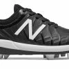 New Balance 4040v5 Youth Molded Cleats – Black/White (J4040BK5) -Baseball Uniforms Sales Store products j4040bk5 1