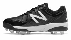 New Balance 4040v5 Youth Molded Cleats – Black/White (J4040BK5) -Baseball Uniforms Sales Store products j4040bk5 2