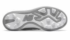 New Balance 4040v5 Youth Molded Cleats – Grey/White (J4040TG5) -Baseball Uniforms Sales Store products j4040tg5 4