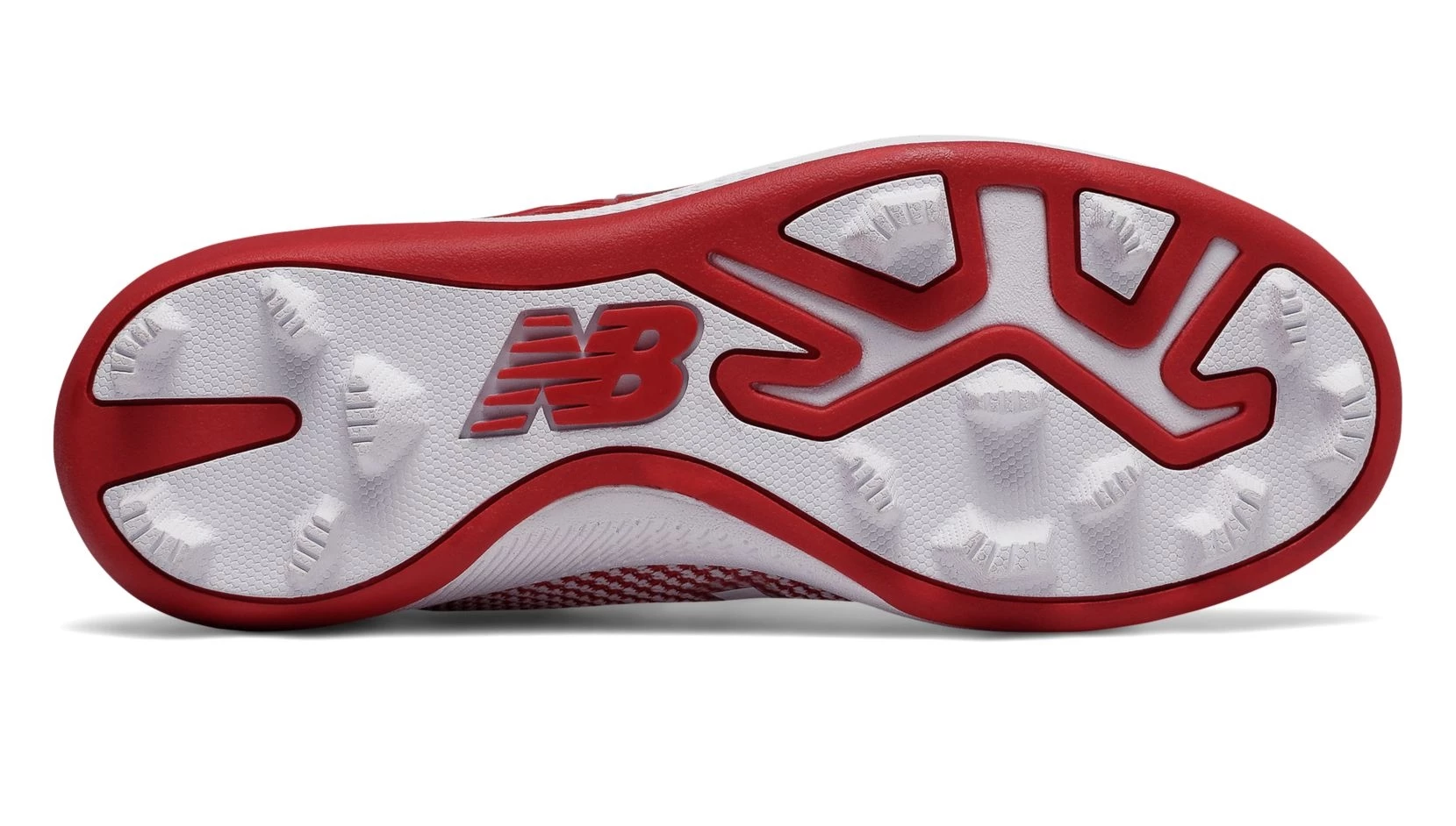 New Balance – Red/White Junior Low Rubber Baseball Cleats (J4040TR4) 6 New Balance – Red/White Junior Low Rubber Baseball Cleats (J4040TR4) - Image 4