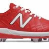 New Balance 4040v5 Youth Molded Cleats – Red/White (J4040TR5) -Baseball Uniforms Sales Store products j4040tr5 1