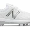 New Balance 4040v5 Youth Molded Cleats – White/White (J4040TW5) -Baseball Uniforms Sales Store products j4040tw5 1