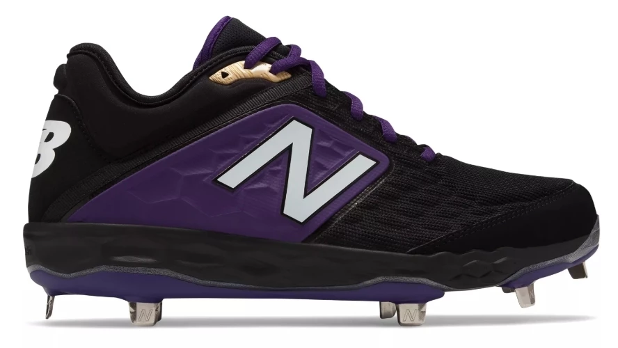 New Balance – Black/Purple Low-Cut L3000v4 Metal Spikes (L3000BP4) 3 New Balance – Black/Purple Low-Cut L3000v4 Metal Spikes (L3000BP4)