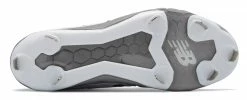 New Balance – Grey/White Low-Cut L3000v4 Metal Spikes (L3000GW4) -Baseball Uniforms Sales Store products l3000gw4 3