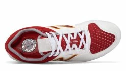 New Balance – Coumarin Pack Spikes – White/Burgundy/Gold (L3000MW3) -Baseball Uniforms Sales Store products l3000mw3 3