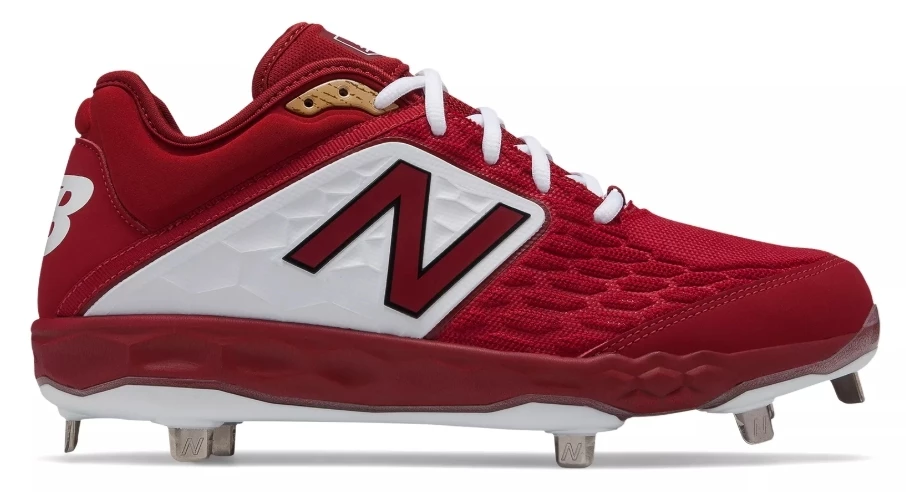 New Balance β Cardinal/White Low-Cut L3000v4 Metal Spikes (L3000MW4) 3 New Balance β Cardinal/White Low-Cut L3000v4 Metal Spikes (L3000MW4)