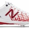 New Balance – White/Red Hero 4040v5 Metal Spikes (L4040AS5) -Baseball Uniforms Sales Store products l4040as5 1