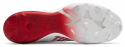 New Balance – White/Red Hero 4040v5 Metal Spikes (L4040AS5) -Baseball Uniforms Sales Store products l4040as5 4