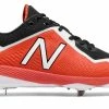 New Balance – Black/Orange 4040v4 Baseball Spikes (L4040BO4) -Baseball Uniforms Sales Store products l4040bo4 1