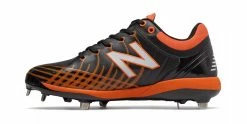 New Balance 4040v5 Metal Spikes – Black/Orange (L4040BO5) -Baseball Uniforms Sales Store products l4040bo5 2