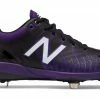 New Balance 4040v5 Metal Spikes – Black/Purple (L4040BP5) -Baseball Uniforms Sales Store products l4040bp5 1