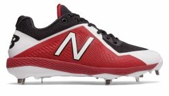 New Balance – Black/Red 4040v4 Baseball Spikes (L4040BR4)