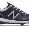 New Balance 4040v5 Metal Spikes – Navy/White (L4040TN5) -Baseball Uniforms Sales Store products l4040tn5 1