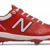 New Balance 4040v5 Metal Spikes – Red/White (L4040TR5) -Baseball Uniforms Sales Store products l4040tr5 1