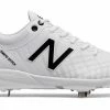 New Balance 4040v5 Metal Spikes – White/Black (L4040TW5) -Baseball Uniforms Sales Store products l4040tw5 1