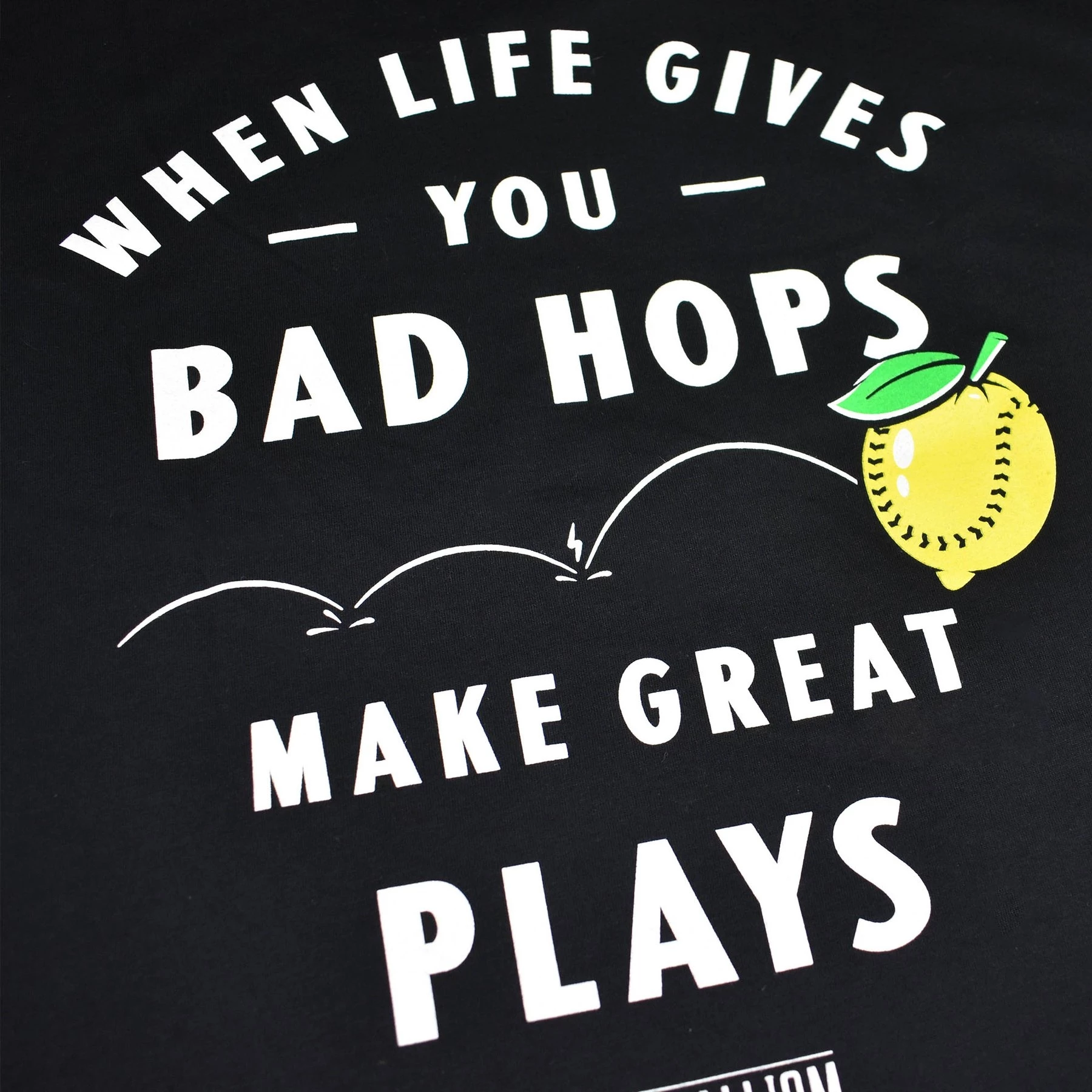 Baseballism – Lemonade 2.0 Black T-Shirt (Men’s) 5 Baseballism – Lemonade 2.0 Black T-Shirt (Men’s) - Image 3