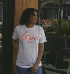 Baseballism Love Script – Women’s Warm-up Tee -Baseball Uniforms Sales Store products lovescript 3