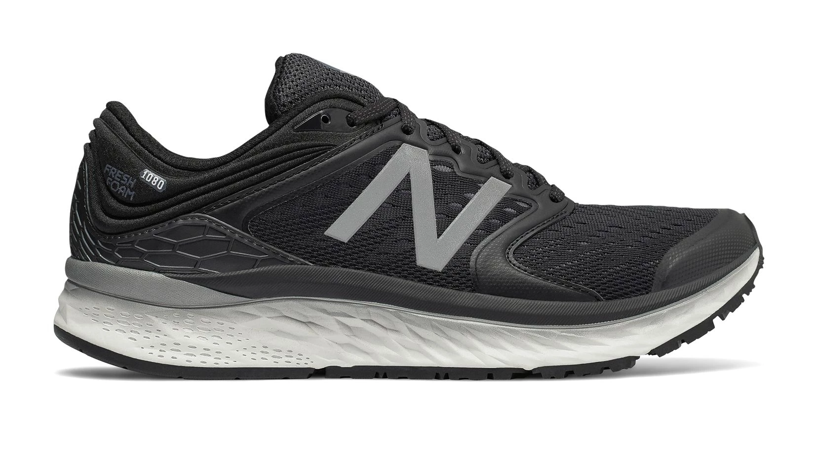 New Balance – Black/White Fresh Foam 1080v8 Running Shoe (M1080BW8) 3 New Balance – Black/White Fresh Foam 1080v8 Running Shoe (M1080BW8)