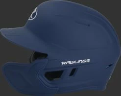 Rawlings Mach Batting Helmet W/ EXT Flap – Navy (MACHEXTR) -Baseball Uniforms Sales Store products machextr navy 5