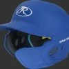Rawlings Mach Batting Helmet W/ EXT Flap – Royal (MACHEXTR) -Baseball Uniforms Sales Store products machextr royal 1