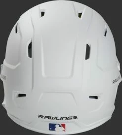 Rawlings Mach Batting Helmet W/ EXT Flap – White (MACHEXTR) -Baseball Uniforms Sales Store products machextr white 4