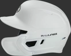 Rawlings Mach Batting Helmet W/ EXT Flap – White (MACHEXTR) -Baseball Uniforms Sales Store products machextr white 5