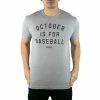 Baseballism – October Is For Baseball T-Shirt (Men’s) -Baseball Uniforms Sales Store products october 1