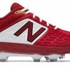 New Balance – Men’s Cardinal/White 3000v4 Fresh Foam Molded Cleat (PL3000M4) -Baseball Uniforms Sales Store products pl3000m4 1