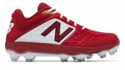 New Balance – Men’s Cardinal/White 3000v4 Fresh Foam Molded Cleat (PL3000M4)
