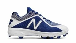 New Balance – Royal/White Low Rubber Baseball Cleats (PL4040D4)