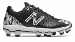 New Balance 4040v5 Adult Molded Cleats – Black/White (PL4040E5)