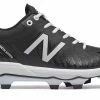 New Balance 4040v5 Adult Molded Cleat – Black/White (PL4040K5)