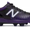 New Balance 4040v5 Adult Molded Cleats – Purple/White (PL4040P5) -Baseball Uniforms Sales Store products pl4040p5 1