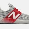 New Balance RCVRYv2 Men’s Recovery Shoes – Grey/Red (RCVRYTR2) -Baseball Uniforms Sales Store products rcvrytr2 1
