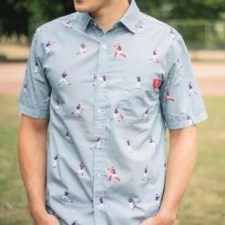 Baseballism Relay – Brock Button Down (Men’s) -Baseball Uniforms Sales Store products relay 5