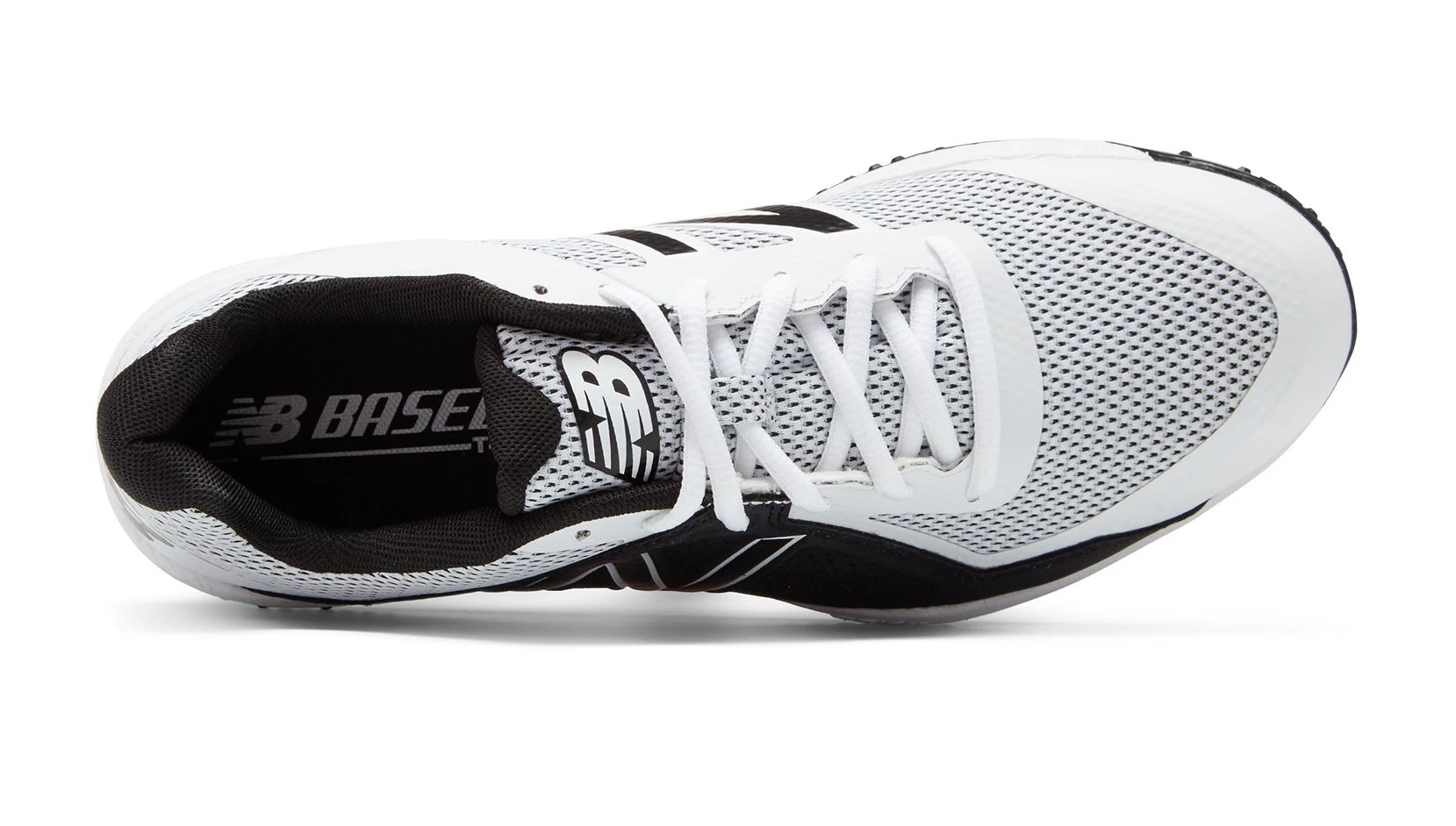 New Balance – White/Black 4040v4 Baseball Turf Shoes (T4040WB4) 4 New Balance – White/Black 4040v4 Baseball Turf Shoes (T4040WB4) - Image 2