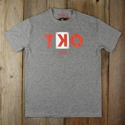 Baseballism – TKO – Grey T-Shirt (Men’s) -Baseball Uniforms Sales Store products tko 3