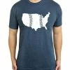 Baseballism United Seams Navy T-Shirt (Men’s) -Baseball Uniforms Sales Store products unitedseamsnavy