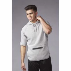 Evoshield Men’s Pro Team Short Sleeve Hoodie – Grey -Baseball Uniforms Sales Store products wb6001601 3 1