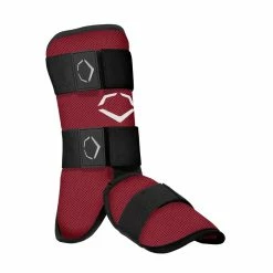EvoShield SRZ-1 Batter’s Leg Guard – Adult Size (WTV1112) -Baseball Uniforms Sales Store products wtv1112 maroon