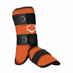 EvoShield SRZ-1 Batter’s Leg Guard – Adult Size (WTV1112) -Baseball Uniforms Sales Store products wtv1112 orange