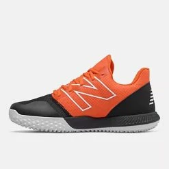 New Balance Black/Orange FuelCell 4040v6 Turf Shoes 9 New Balance Black/Orange FuelCell 4040v6 Turf Shoes -Baseball Uniforms Sales Store t4040bo6 3